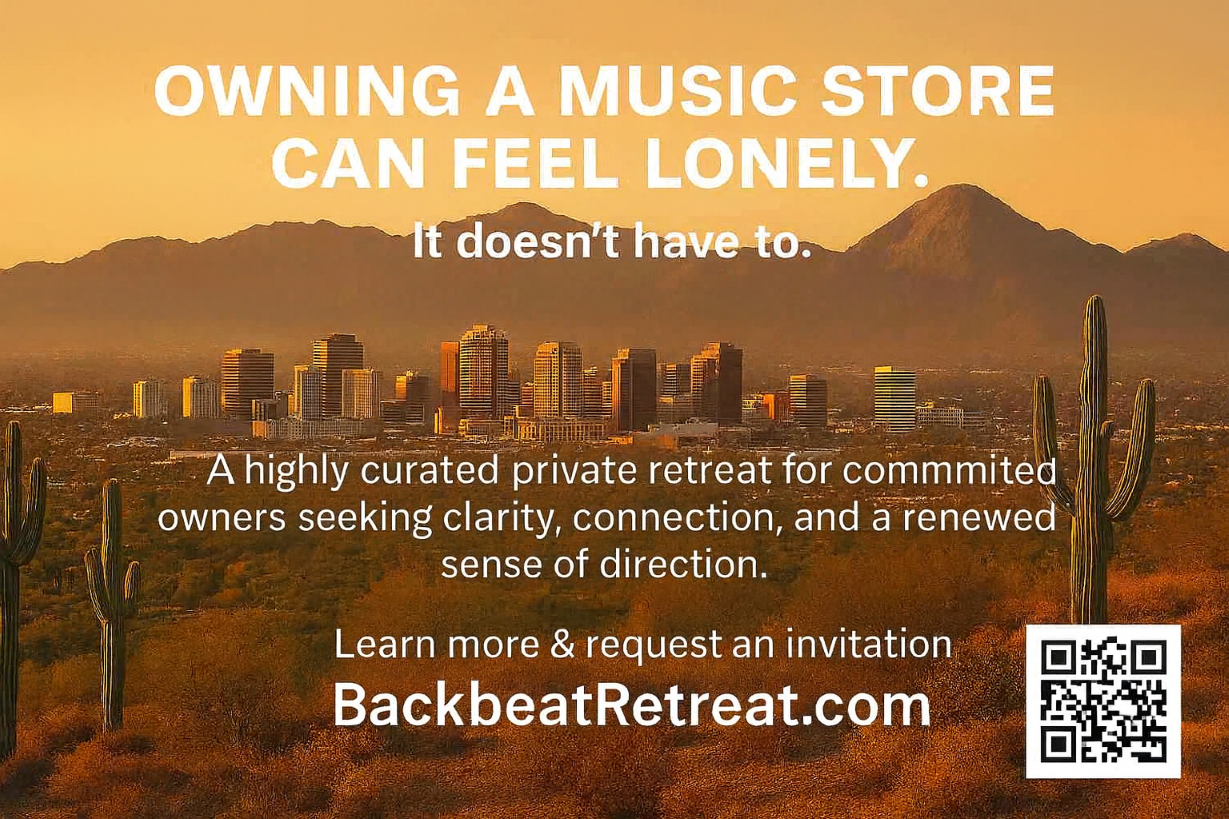 Backbeat Retreat Postcard